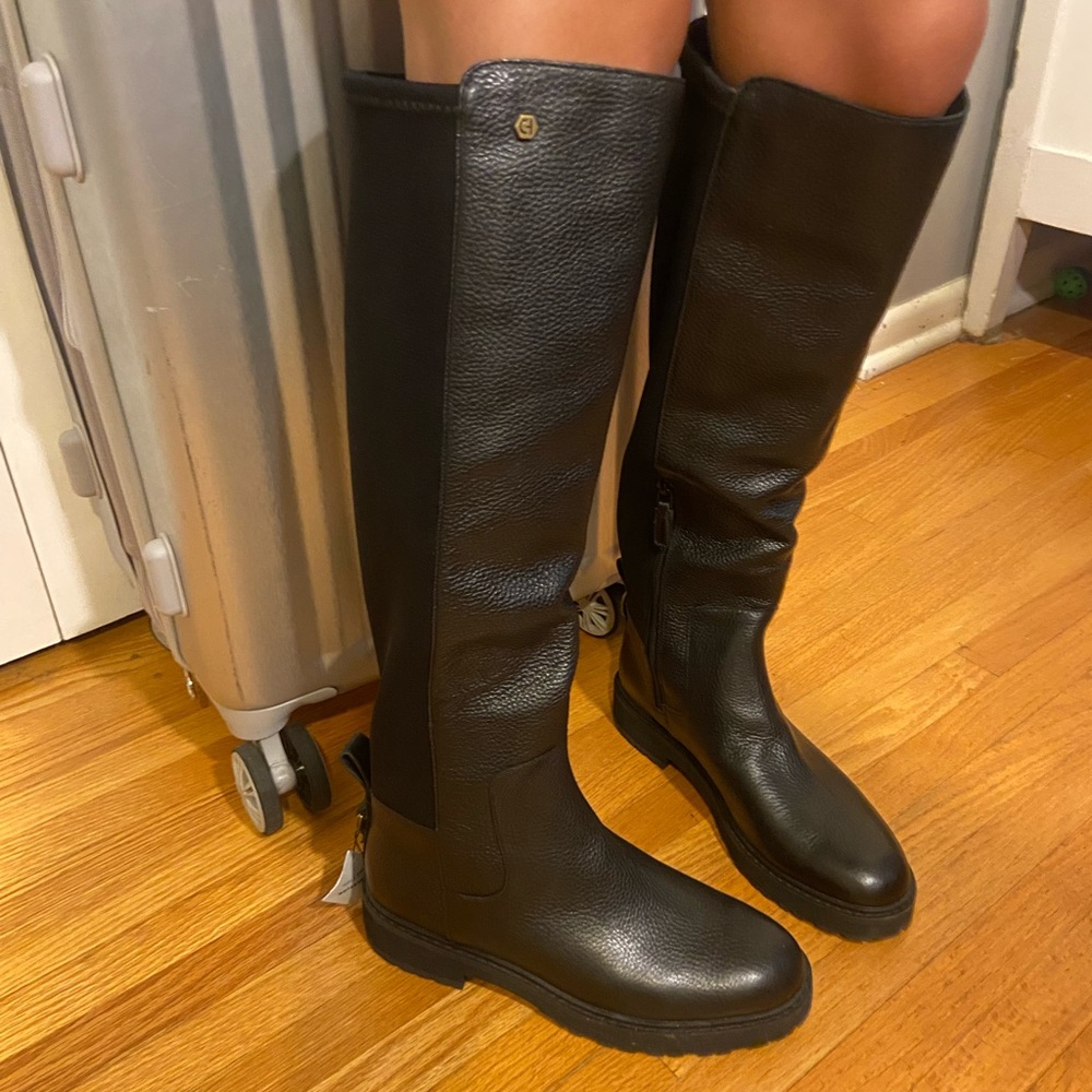 Cole Haan Black Knee-High Boots